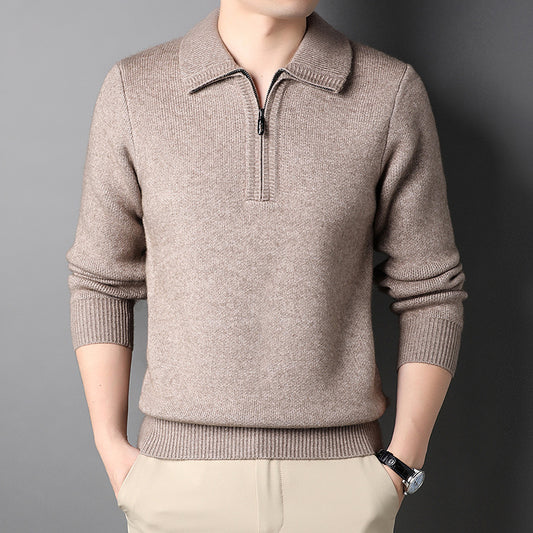 Gebreide Zip-Up Sweater